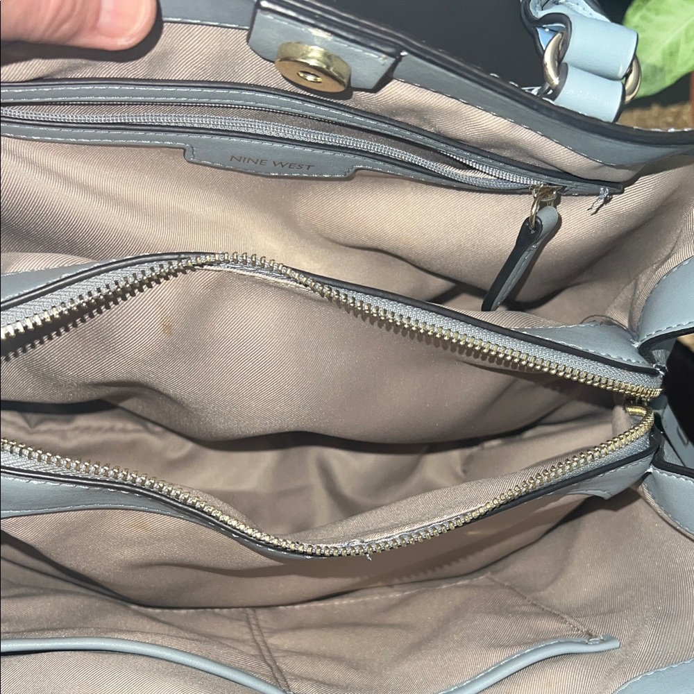 Nine West Elegant Light Blue Handbag - Picture 9 of 9